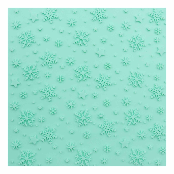 Fondant Embossing Mould - Snowy Nights